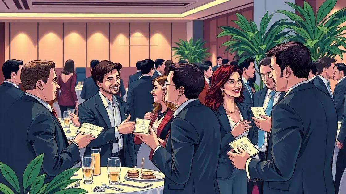 Networking com líderes da indústria